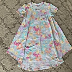 Lularoe Kids - floral Scarlett sz4